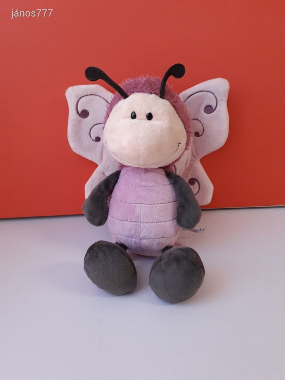 Eredeti NICI PILLANGÓ plüss kabala figura 34 cm-es LEPKE plüssfigura ! NICI plüssfigura ! EXTRA !!