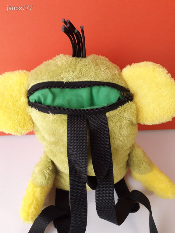 Eredeti Zdenek Cseh mese MU Brno Reed kabala figura HÁTI 29+8 cm-es plüssfigura hátizsák EXTRA !!!