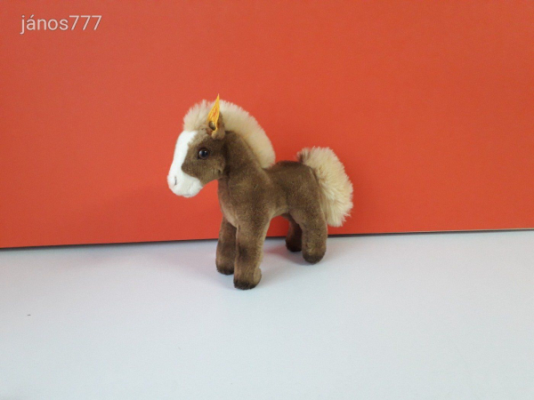 Eredeti STEIFF LÓ plüss 22 cm-es póni kabala figura ! STEIFF plüssfigura ! EXTRA !!!