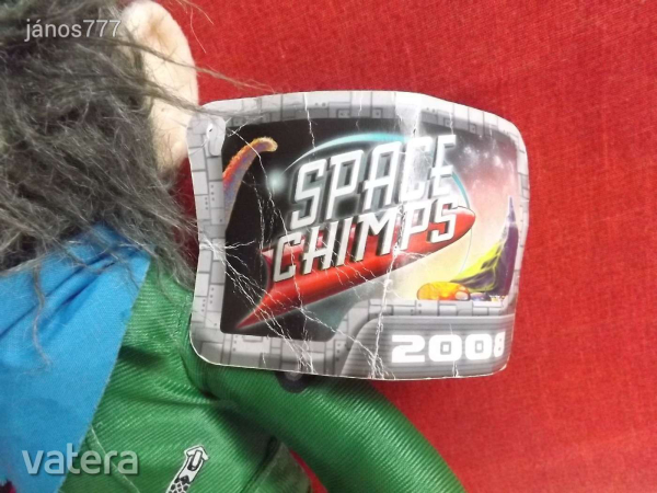 Eredeti Space Chimps csimpánz plüss majoma kabala !! 36 cm-es Csimpilóták figura !! EXTRA !!!