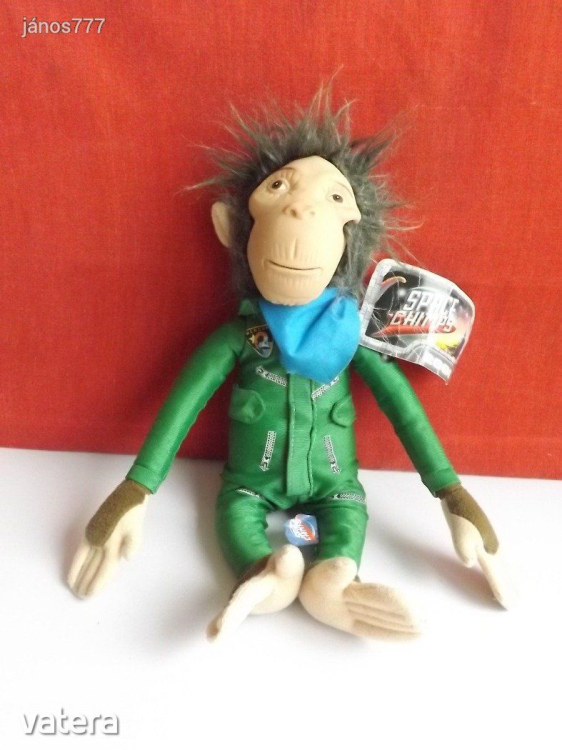 Eredeti Space Chimps csimpánz plüss majoma kabala !! 36 cm-es Csimpilóták figura !! EXTRA !!!