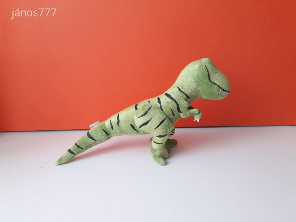 T-Rex dinoszaurusz 40 cm Tyrannosaurus Rex plüss dinó kabala figura ! EXTRA