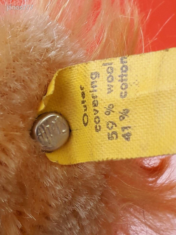 Eredeti STEIFF KUTYA PEKY PALOTAPINCSI pekingi palotakutya 21 cm antik STEIFF PEKINGESE Dog