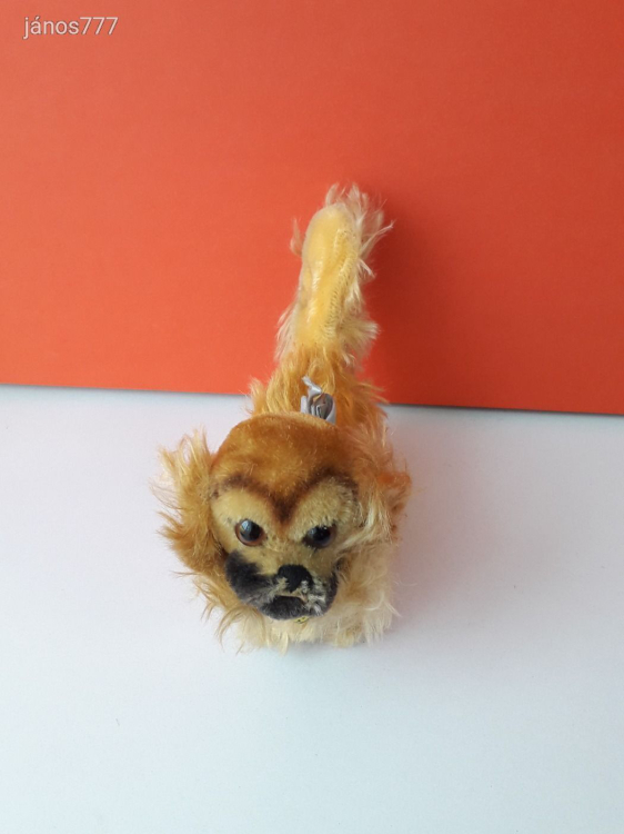 Eredeti STEIFF KUTYA PEKY PALOTAPINCSI pekingi palotakutya 21 cm antik STEIFF PEKINGESE Dog