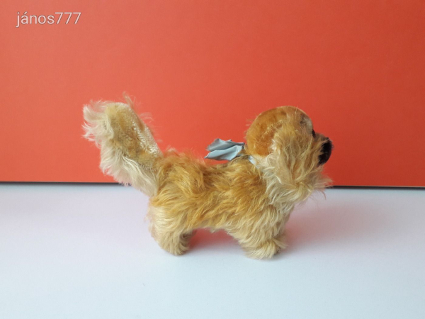Eredeti STEIFF KUTYA PEKY PALOTAPINCSI pekingi palotakutya 21 cm antik STEIFF PEKINGESE Dog