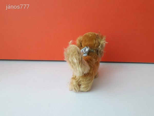 Eredeti STEIFF KUTYA PEKY PALOTAPINCSI pekingi palotakutya 21 cm antik STEIFF PEKINGESE Dog