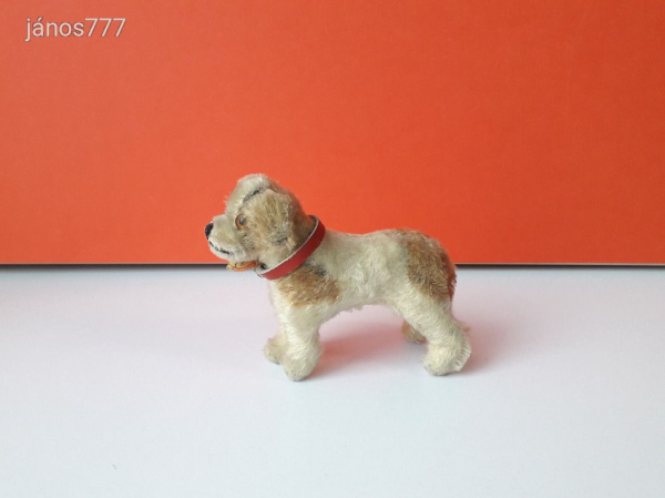 Eredeti STEIFF KUTYA Bernáthegyi kutya 13 cm antik kabala figura STEIFF St. Bernard Dog EXTRA !!!
