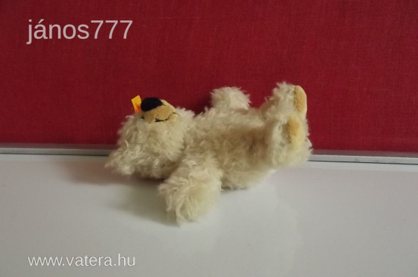 Eredeti STEIFF maci medve plüss mackó Teddy Bear plüssmackó kabala figura !!!