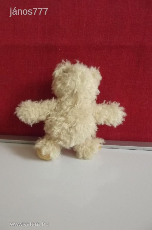 Eredeti STEIFF maci medve plüss mackó Teddy Bear plüssmackó kabala figura !!!
