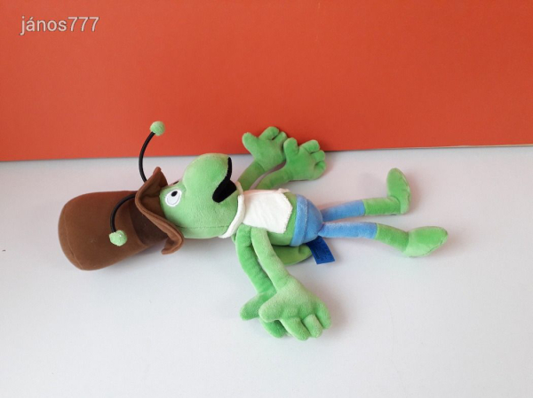 Eredeti Maja a méhecske barátja FLIP szöcske plüss !! 38 cm-es kabala figura !!!