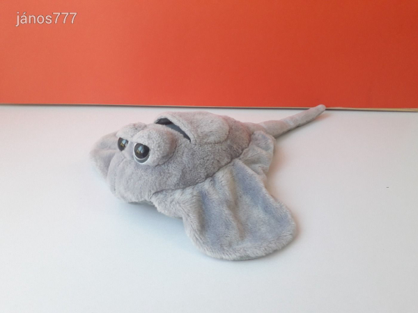 Rája plüss HAL ritkaság 43 cm-es kabala figura ! EXTRA !!! ÉLETHŰ !!!