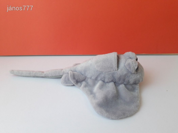 Rája plüss HAL ritkaság 43 cm-es kabala figura ! EXTRA !!! ÉLETHŰ !!!