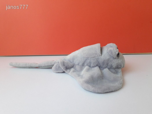 Rája plüss HAL ritkaság 43 cm-es kabala figura ! EXTRA !!! ÉLETHŰ !!!