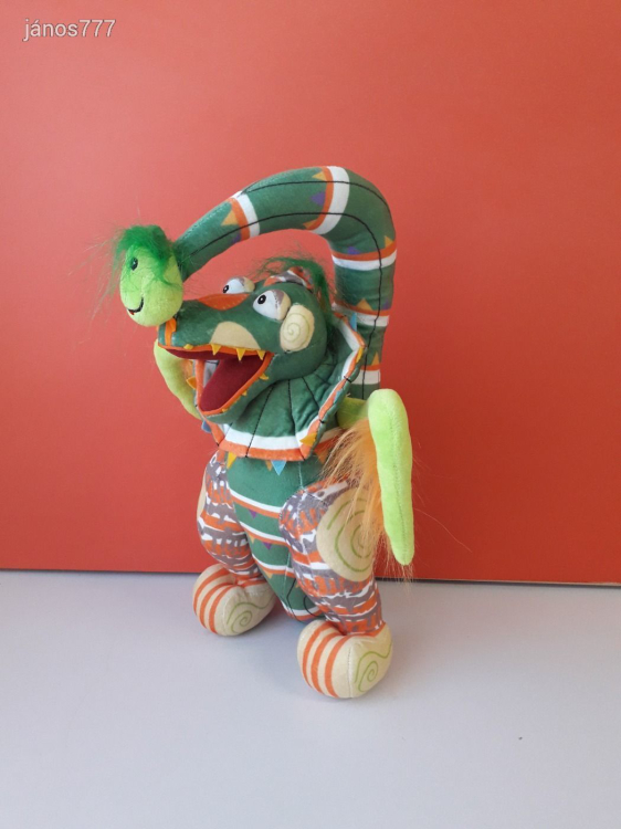 Eredeti Phantasialand kabala figura plüss SÁRKÁNY 37 cm-es plüssfigura ritkaság ! EXTRA !!!