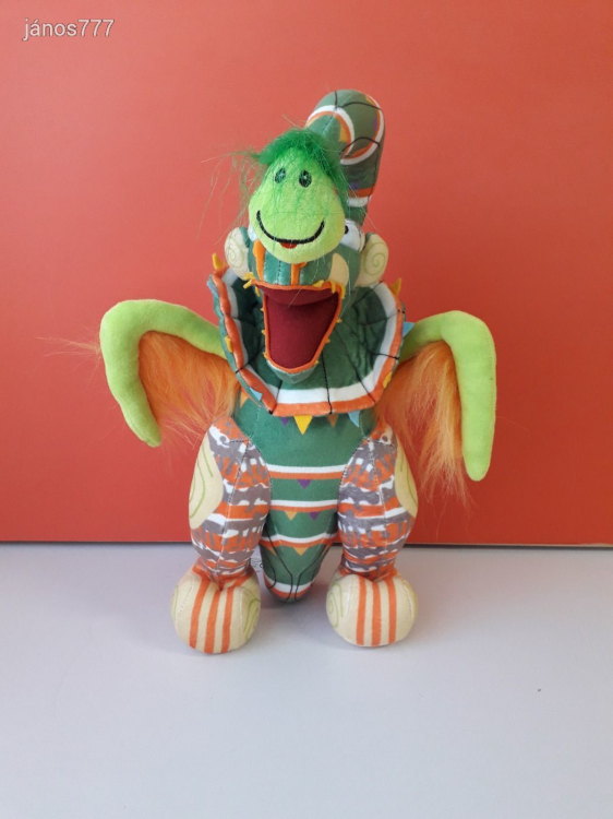 Eredeti Phantasialand kabala figura plüss SÁRKÁNY 37 cm-es plüssfigura ritkaság ! EXTRA !!!