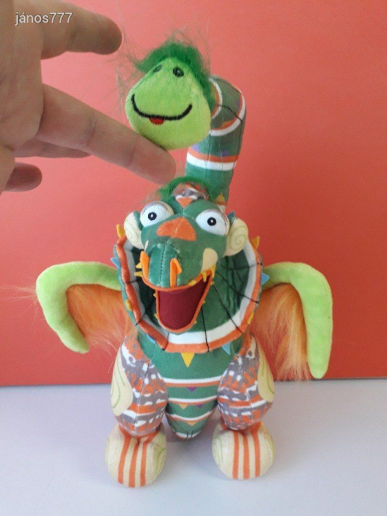 Eredeti Phantasialand kabala figura plüss SÁRKÁNY 37 cm-es plüssfigura ritkaság ! EXTRA !!!