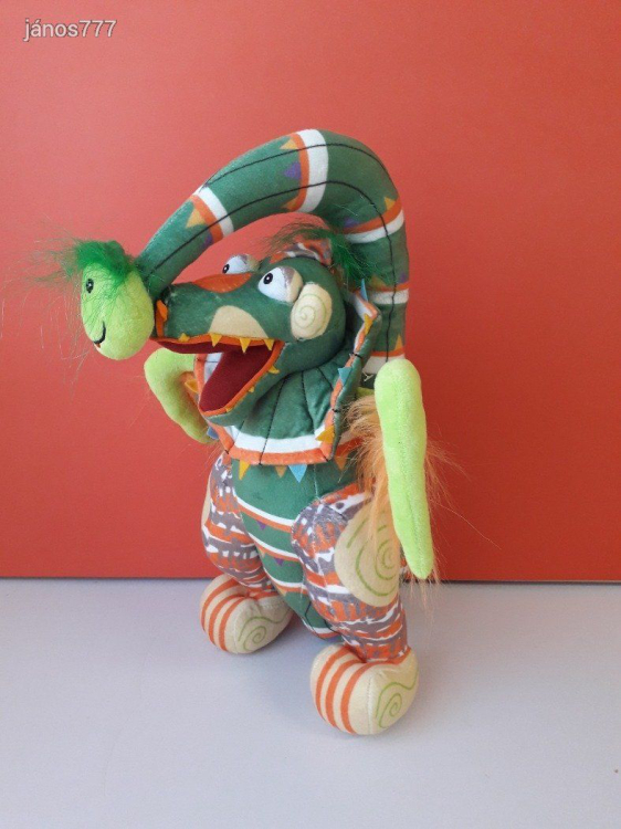 Eredeti Phantasialand kabala figura plüss SÁRKÁNY 37 cm-es plüssfigura ritkaság ! EXTRA !!!