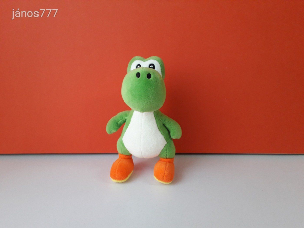 Nintendo SUPER MARIO YOSHI plüssfigura 24 cm-es plüss kabala figura ! EXTRA !