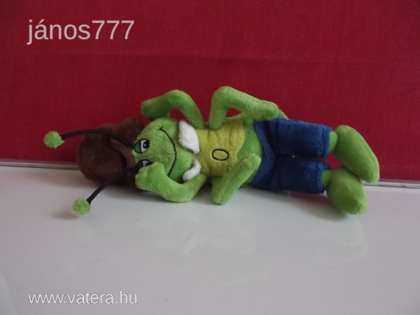 Eredeti Maja a méhecske barátja FLIP szöcske plüss !! 30 cm-es kabala figura !!!
