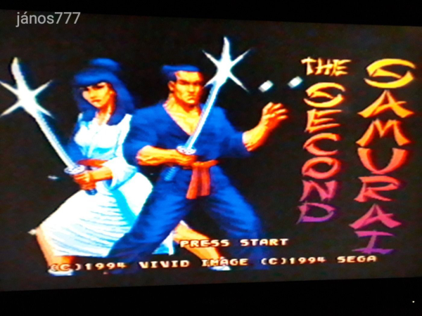 Eredeti SEGA Mega Drive SECOND SAMURAI konzol játék !!