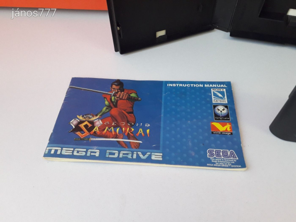 Eredeti SEGA Mega Drive SECOND SAMURAI konzol játék !!