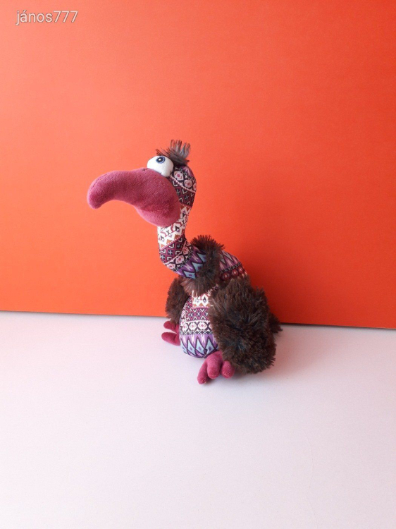 Eredeti Trixie Keselyű madár kabala figura 28 cm-es plüssfigura !