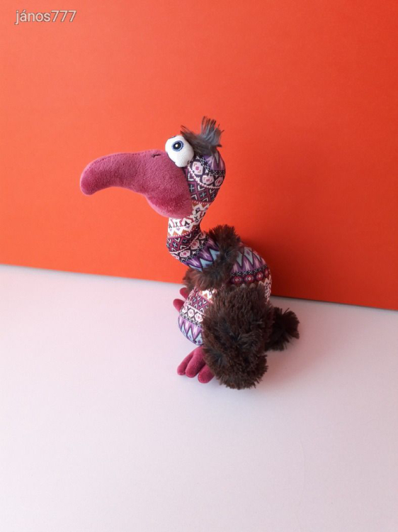 Eredeti Trixie Keselyű madár kabala figura 28 cm-es plüssfigura !