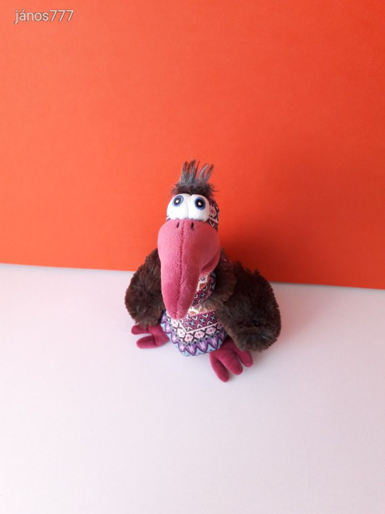 Eredeti Trixie Keselyű madár kabala figura 28 cm-es plüssfigura !
