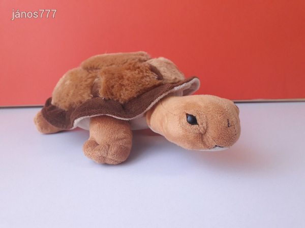 TEKNŐS kabala figura 30 cm-es plüss teknősbéka ! EXTRA ! ÉLETHŰ !