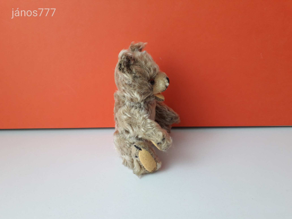 STEIFF maci régi antik medve plüss mackó ! 20 cm-es retro régiség !