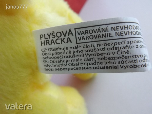 Eredeti Eva Bavorova Pupík kutya figura !! Cseh mese szereplő 30 cm-es plüss kutyus !! EXTRA !!