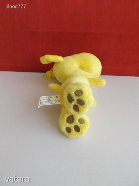 Eredeti Eva Bavorova Pupík kutya figura !! Cseh mese szereplő 30 cm-es plüss kutyus !! EXTRA !!