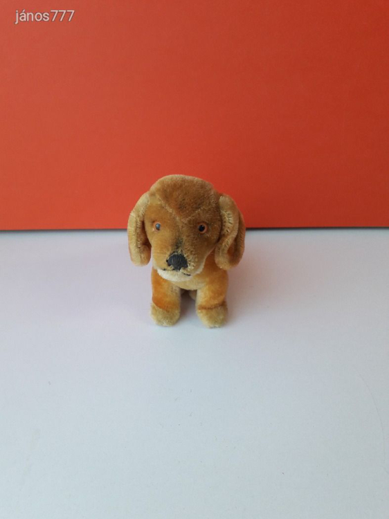 Eredeti STEIFF kutya TACSKÓ 20 cm antik STEIFF Dachshund Dog kabala figura !! EXTRA !!