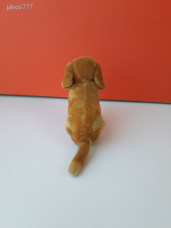 Eredeti STEIFF kutya TACSKÓ 20 cm antik STEIFF Dachshund Dog kabala figura !! EXTRA !!