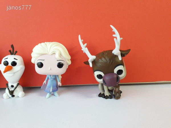 Eredeti Funko POP! Disney Frozen Jégvarázs mese szereplő 5db figura együtt ! EXTRA !! Anna Elza ...