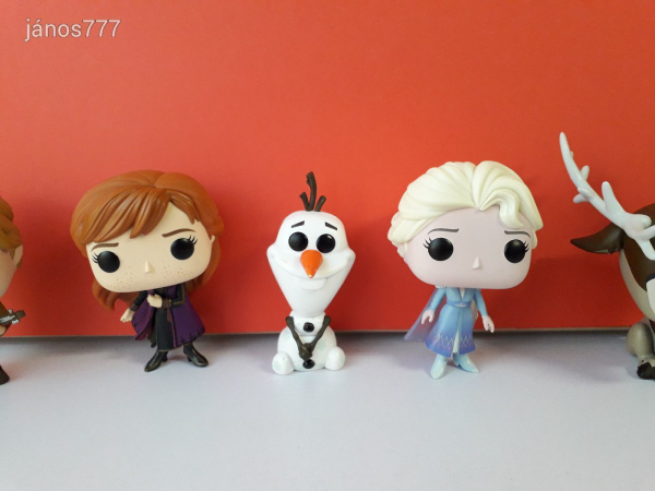 Eredeti Funko POP! Disney Frozen Jégvarázs mese szereplő 5db figura együtt ! EXTRA !! Anna Elza ...