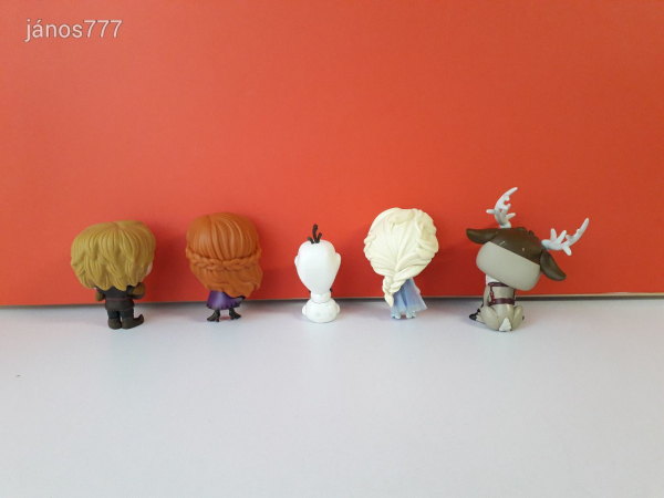 Eredeti Funko POP! Disney Frozen Jégvarázs mese szereplő 5db figura együtt ! EXTRA !! Anna Elza ...