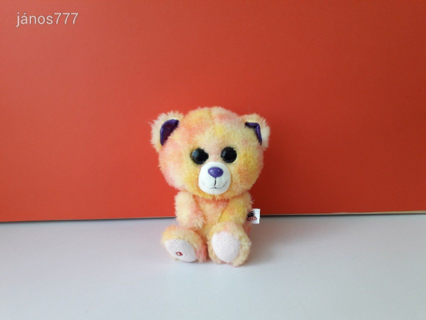 Eredeti NICI Glubschis MACKÓ maci CSILLOGÓ szemű plüss kabala figura ! 24 cm-es medve !  EXTRA !