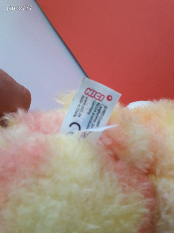 Eredeti NICI Glubschis MACKÓ maci CSILLOGÓ szemű plüss kabala figura ! 24 cm-es medve !  EXTRA !
