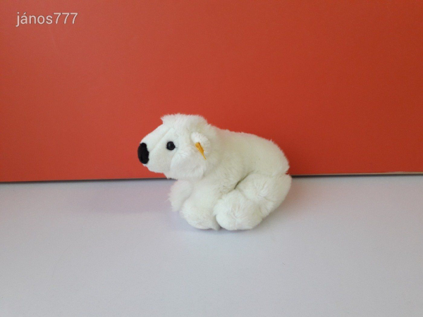 Eredeti STEIFF JEGESMEDVE maci plüss mackó plüssmaci !! 20 cm-es kabala figura !!! EXTRA !!