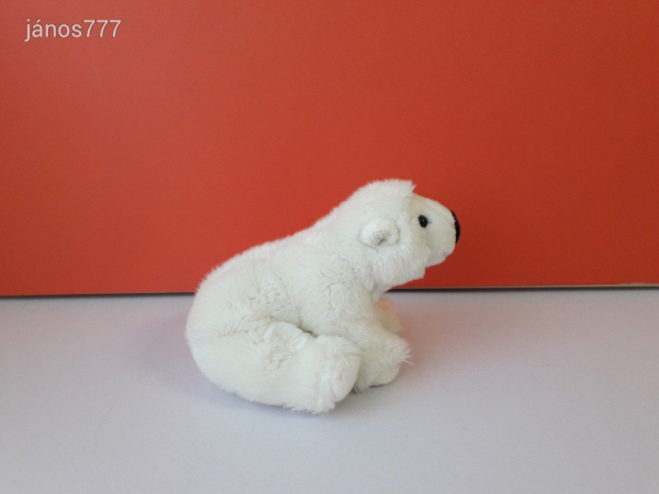 Eredeti STEIFF JEGESMEDVE maci plüss mackó plüssmaci !! 20 cm-es kabala figura !!! EXTRA !!