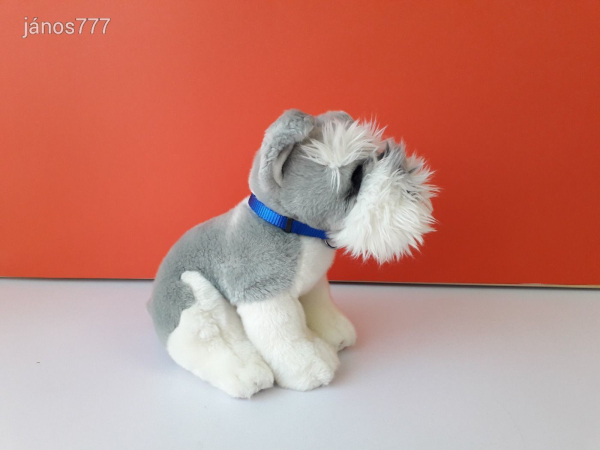 Eredeti Teddy Hermann FOXI KUTYA plüss FOXTERRIER kutyus 24 cm-es kabala figura ! ÉLETHŰ ! EXTRA !!!