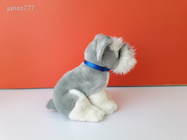 Eredeti Teddy Hermann FOXI KUTYA plüss FOXTERRIER kutyus 24 cm-es kabala figura ! ÉLETHŰ ! EXTRA !!!