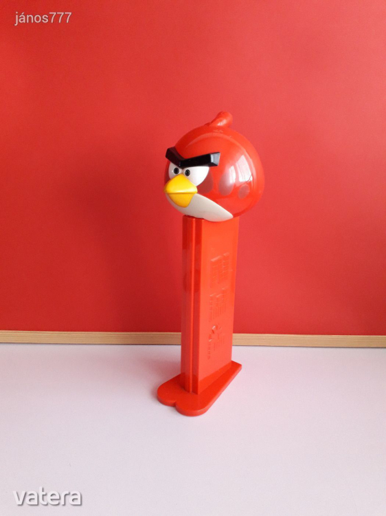 Eredeti PEZ ÓRIÁS Angry Birds Piros madár Pez adagoló tartó !! 30cm