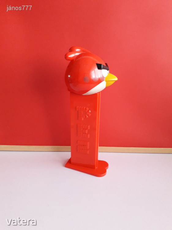Eredeti PEZ ÓRIÁS Angry Birds Piros madár Pez adagoló tartó !! 30cm