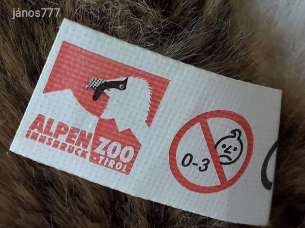 Eredeti Spar KECSKE kabala figura 27 cm-es HEGYIKECSKE plüss figura ! ÉLETHŰ !!!