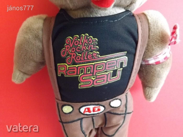 990 forintos vásár !! Eredeti FANART Volks Rock'n Roller Rampen Sau Andreas Gabalier plüss bika !