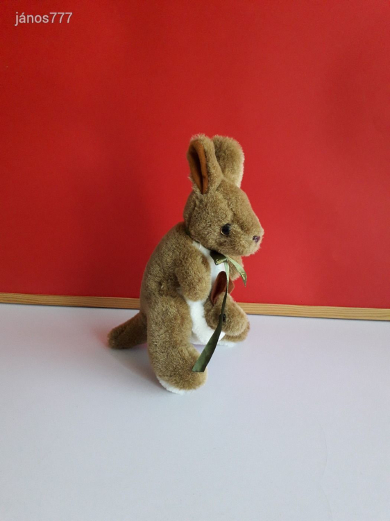 Eredeti Ausztrál KENGURU kicsinyével plüss 25 cm-es kabala figura !!! EXTRA !!!