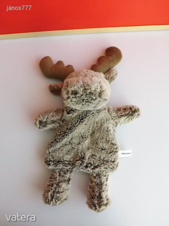 Eredeti Nanu Nana plüss szarvas kabala figura 38 cm-es plüssfigura ( melegítőtasak tartó ) !! EXTRA