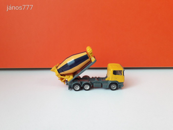 Eredeti SIKU Scania betonkeverő mixer fém munkagép 1/87 !! Siku 1896 ! 9,5cm